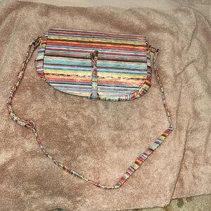 Multi Colored Shoulder Purse